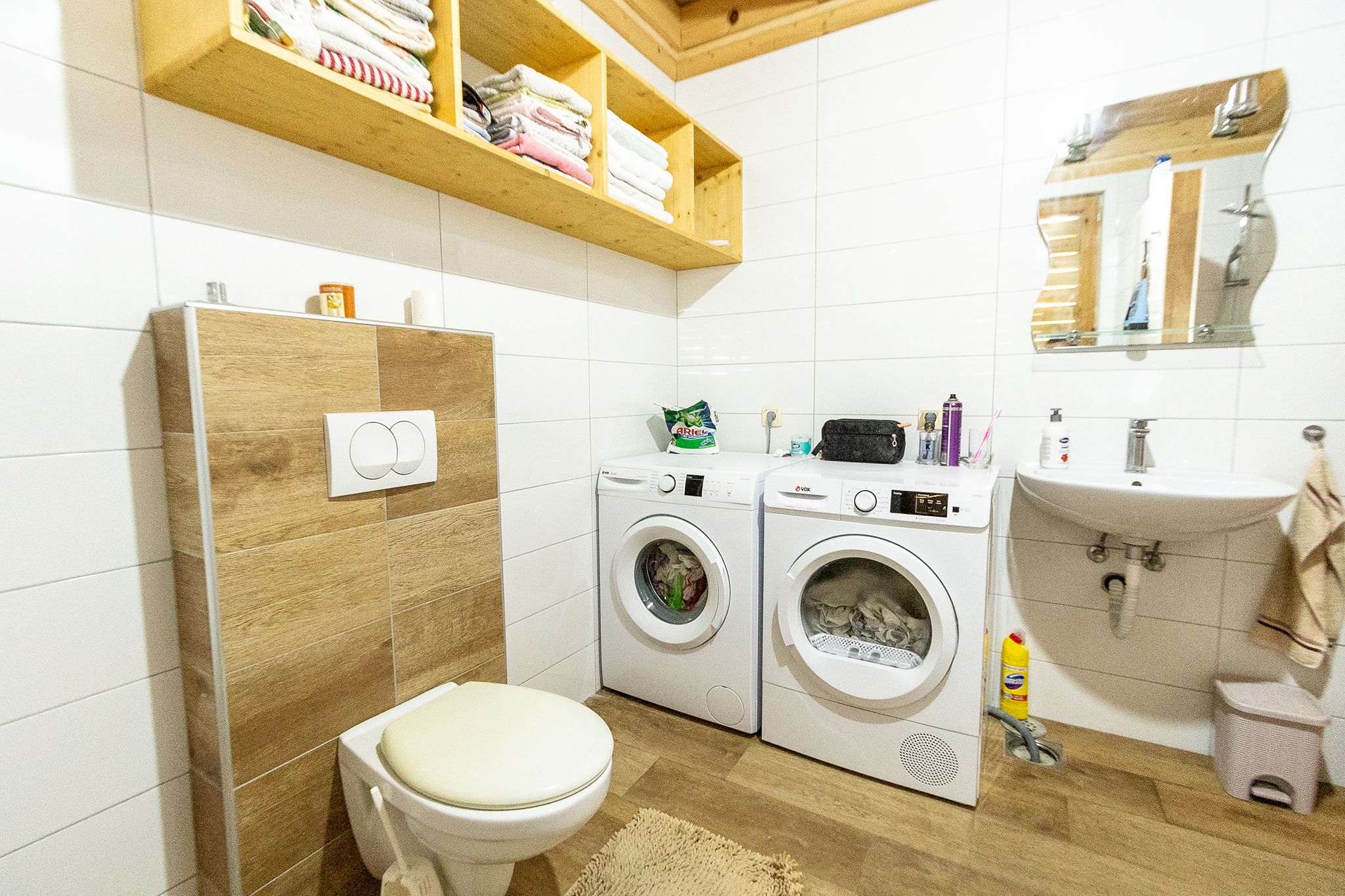Bathroom laundry