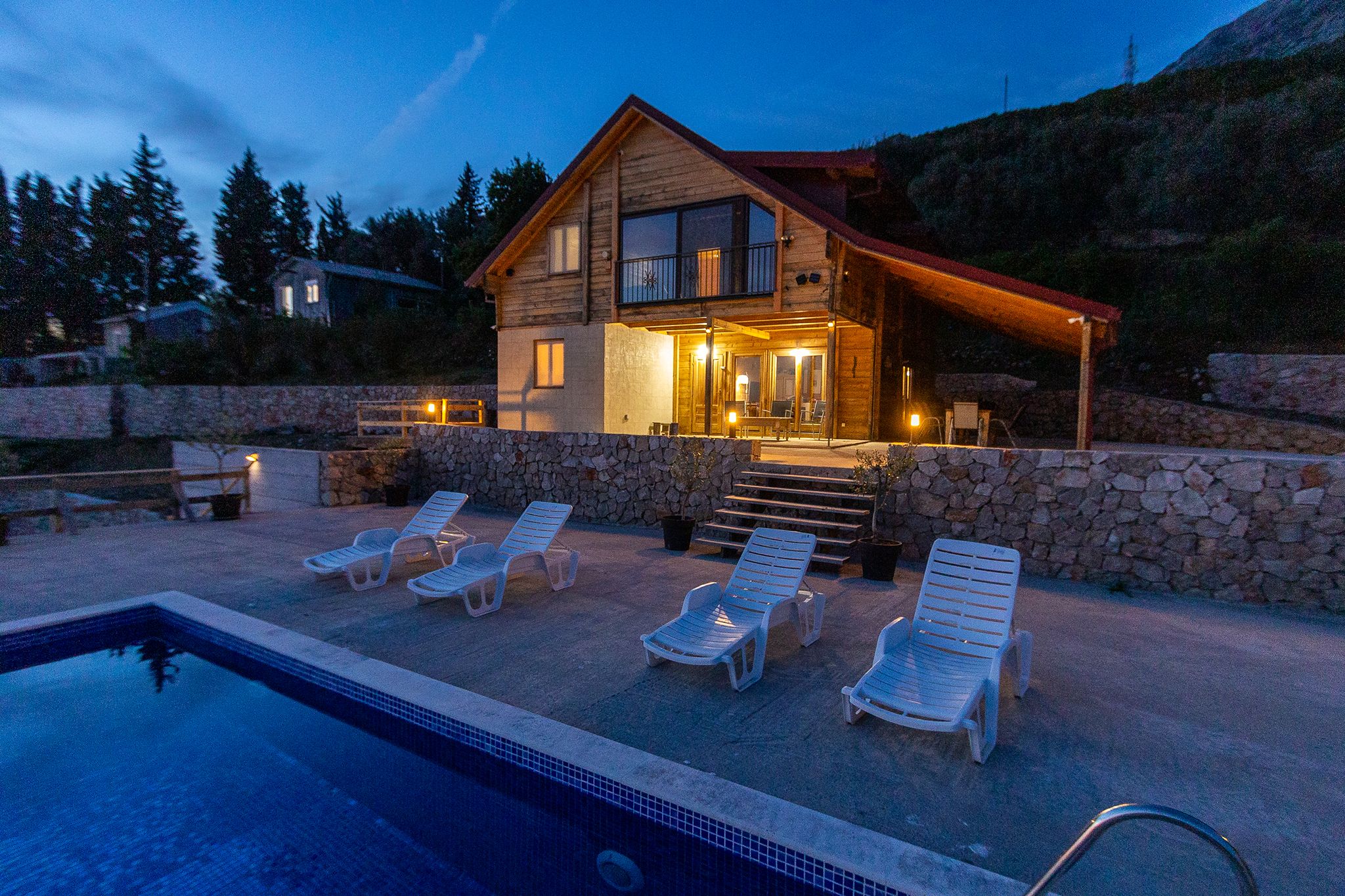 Villa night view